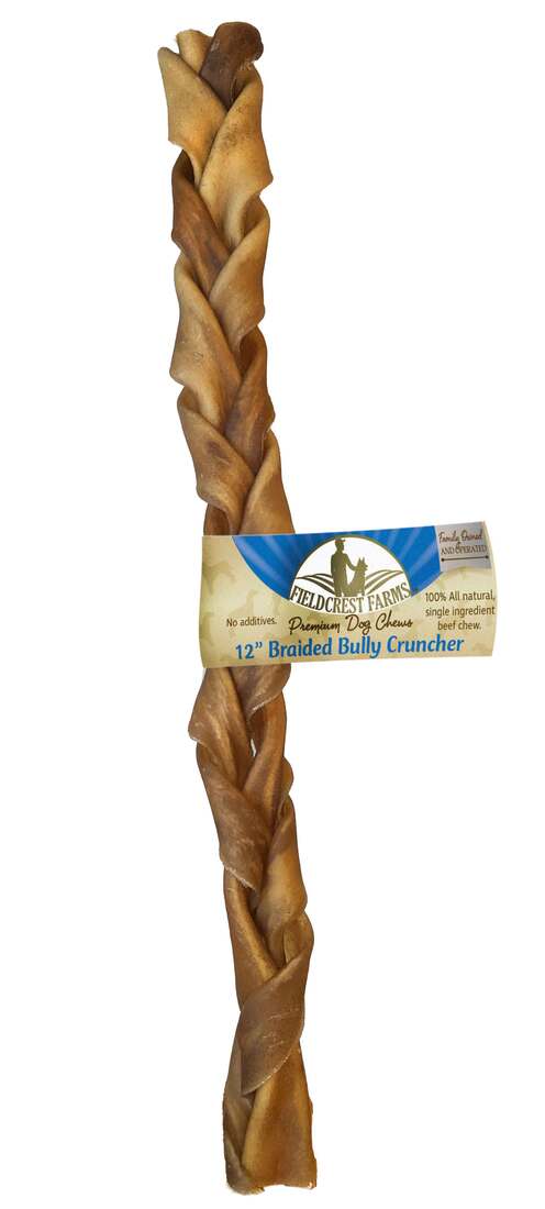 Fieldcrest Farms Braided Bully Cruncher, 12 Inches, 1 Each