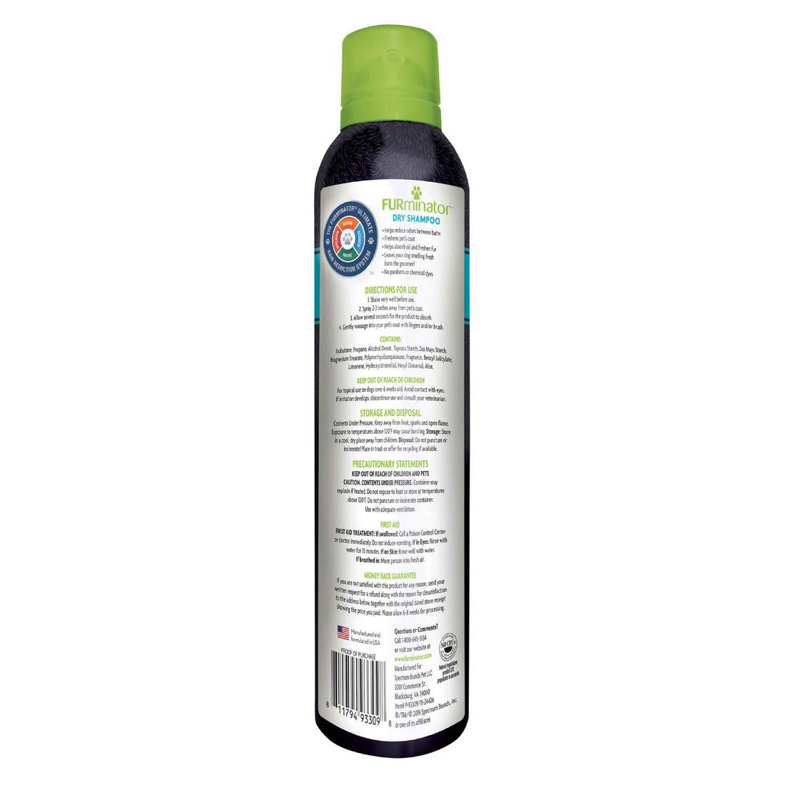 Furminator Dry Shampoo for Dogs, 7 Ounces