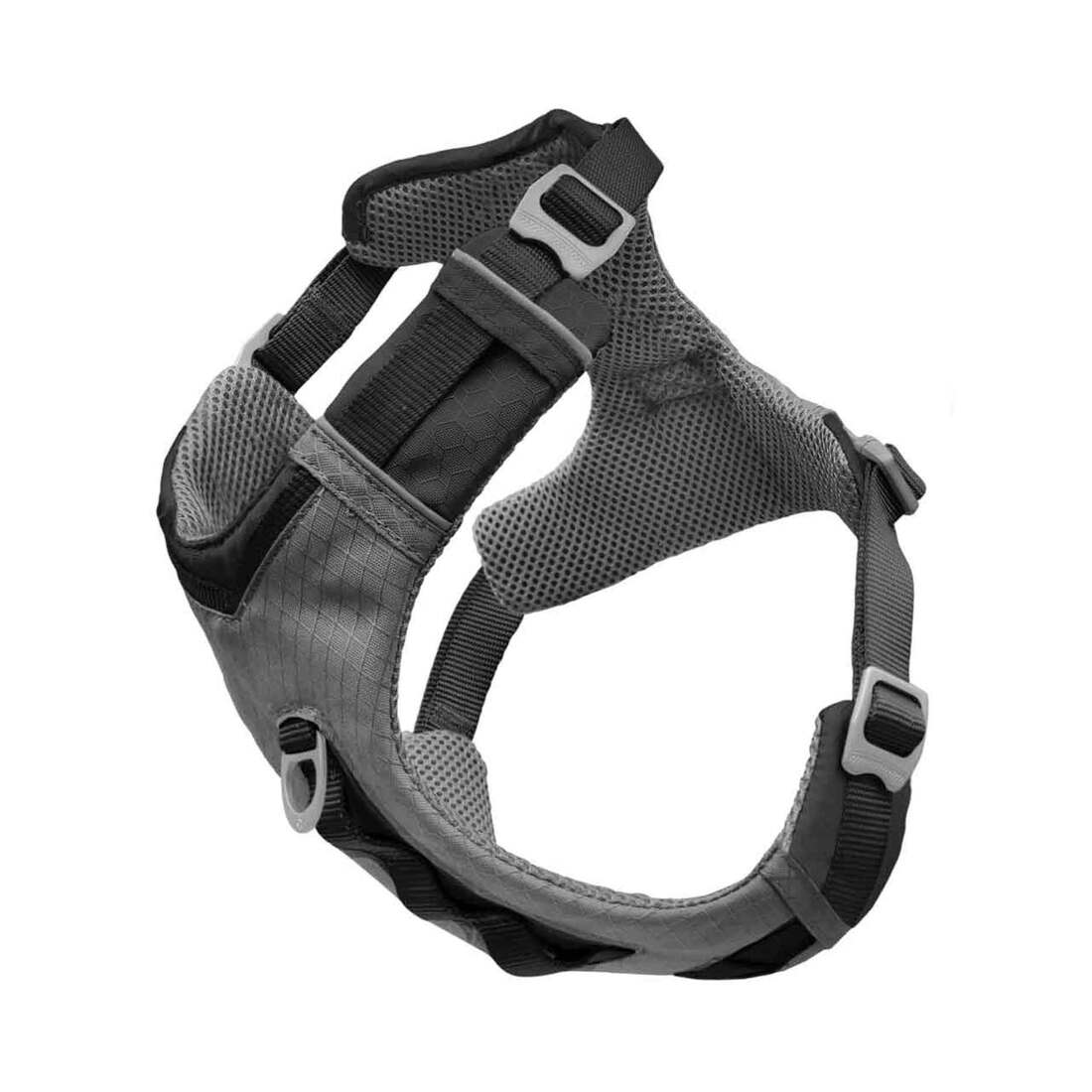 Kurgo Journey Air Harness, Black/Grey, Large