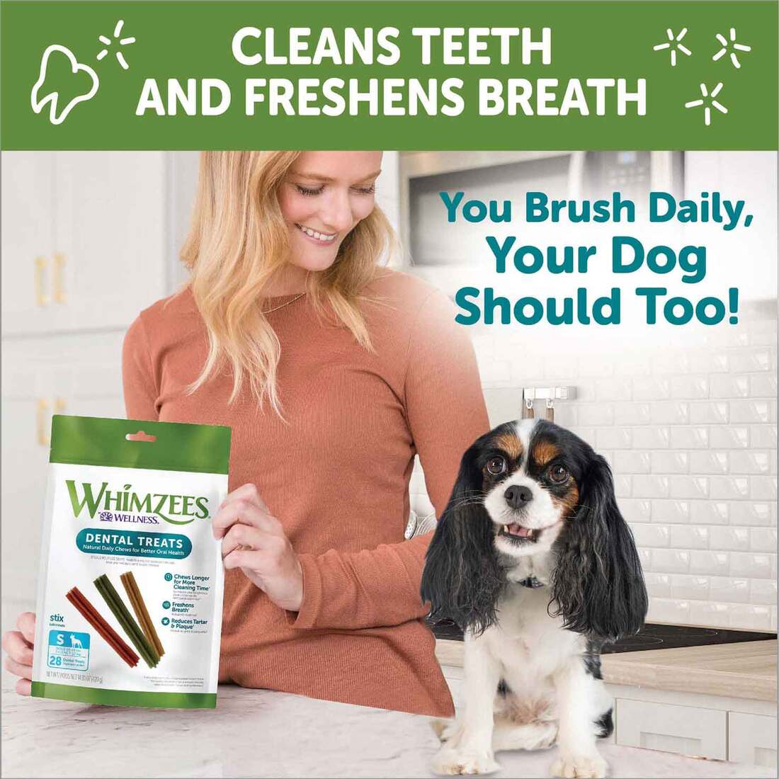 Wellness® WHIMZEES® Stix Natural Grain Free Dental Chews for