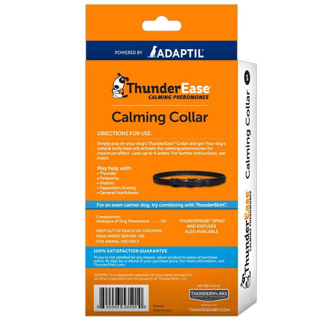 ThunderEase Calming Dog Collar, Small