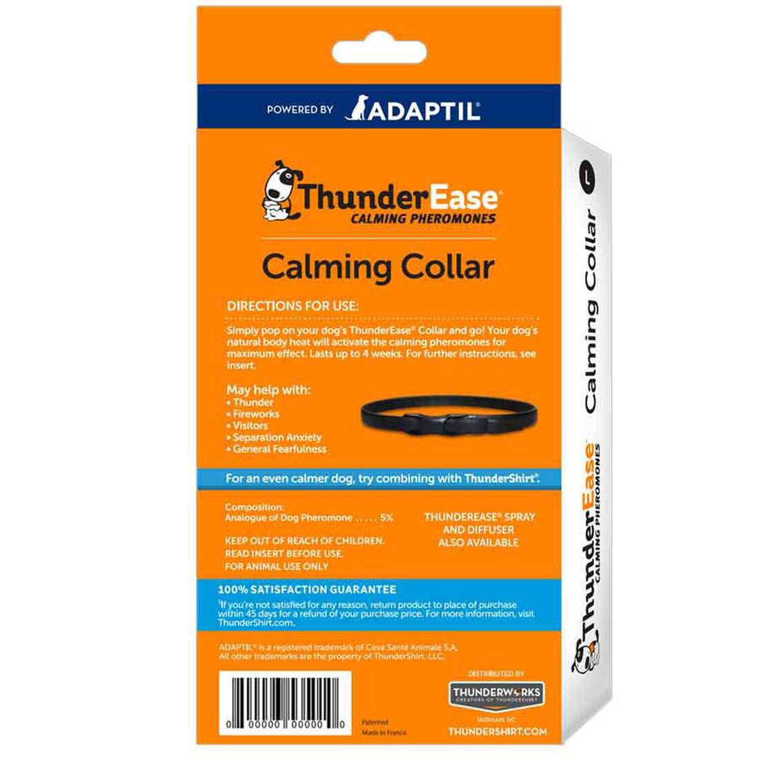 ThunderEase Calming Dog Collar, Large