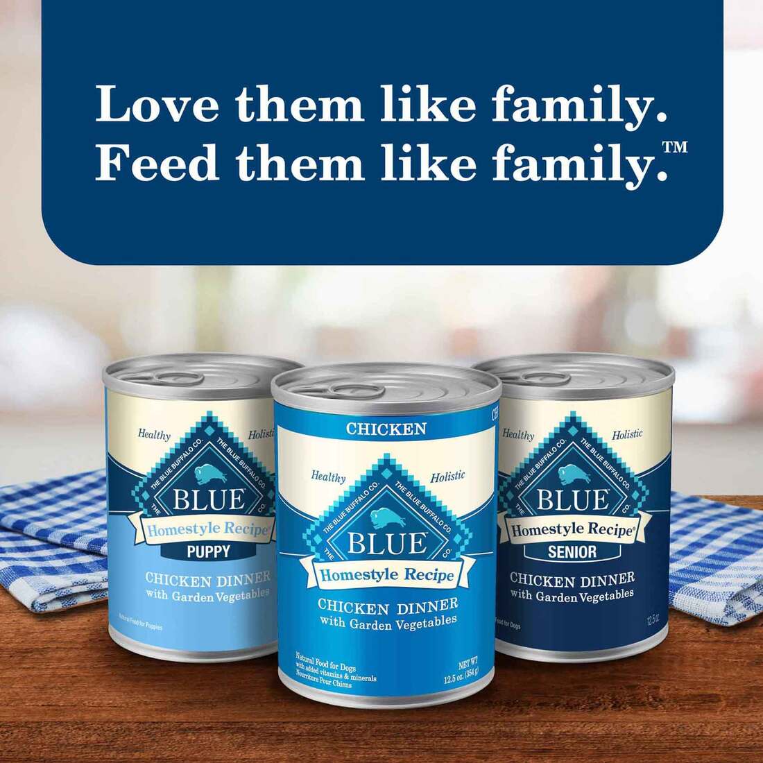 Blue Buffalo Dog Food, Homestyle Recipe Beef Dinner with Vegetables, 12.5 Ounce Can