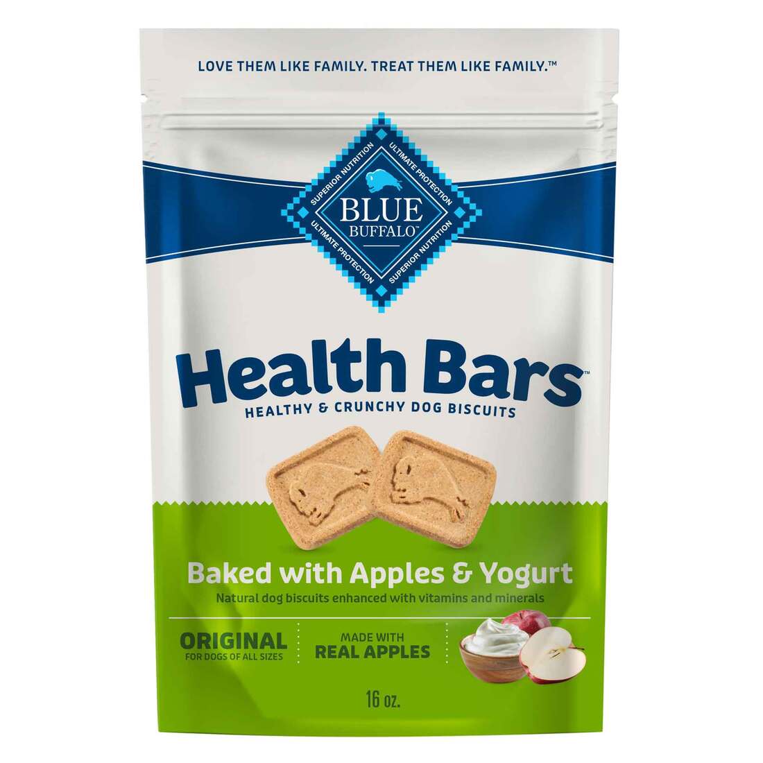 Blue Buffalo Apples & Yogurt Dog Health Bar, 16 Ounces