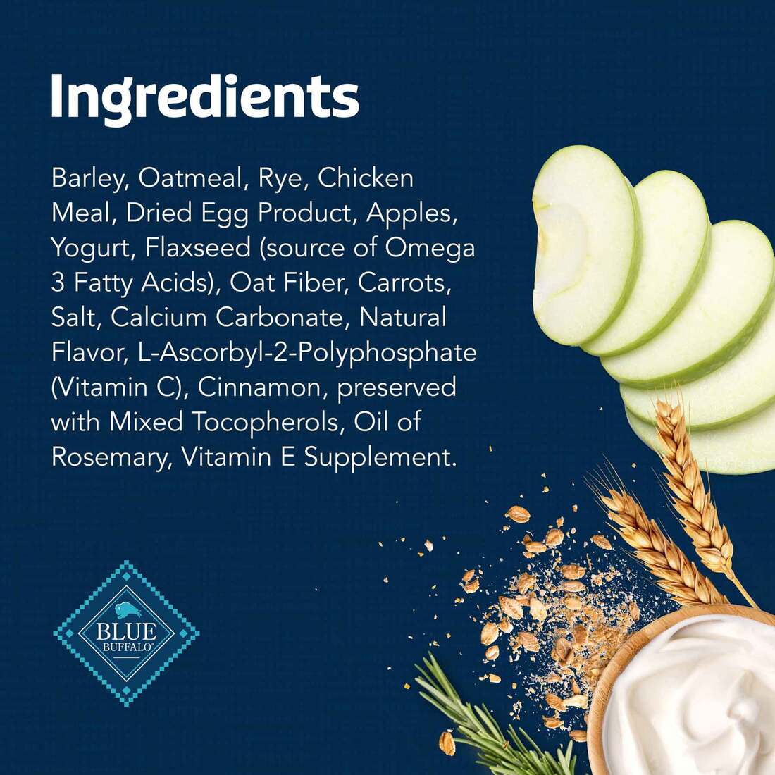 Blue Buffalo Apples & Yogurt Dog Health Bar, 16 Ounces