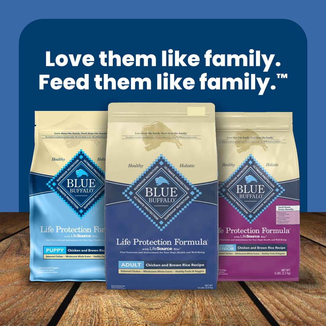 Blue Buffalo Life Protection Formula Adult Dry Dog Food, Chicken and Brown Rice, 5 Pounds