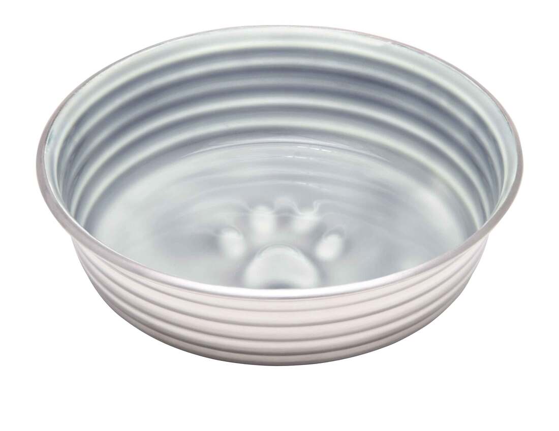 Loving Pets Le Bol Parisan Gray Bowl, Large