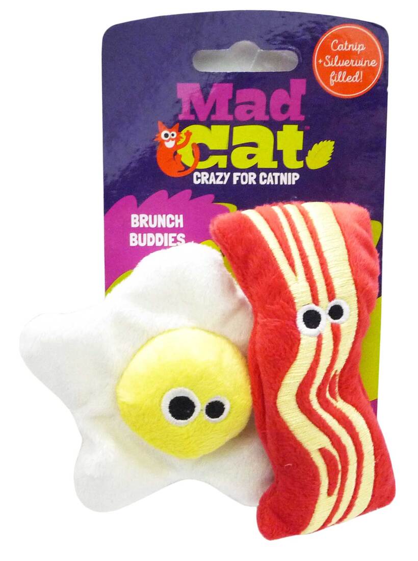Mad Cat Brunch Buddies Cat Toy, 2 Pack