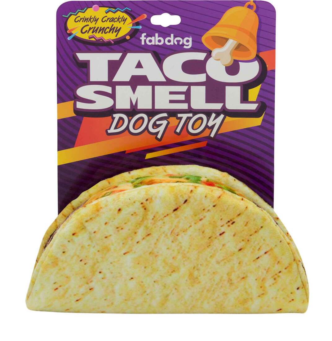 fabdog Taco Smell Taco Dog Toy