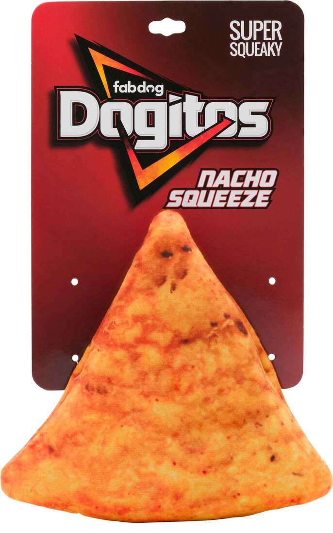 fabdog Toy Foodies Dogitos Chip Dog Toy