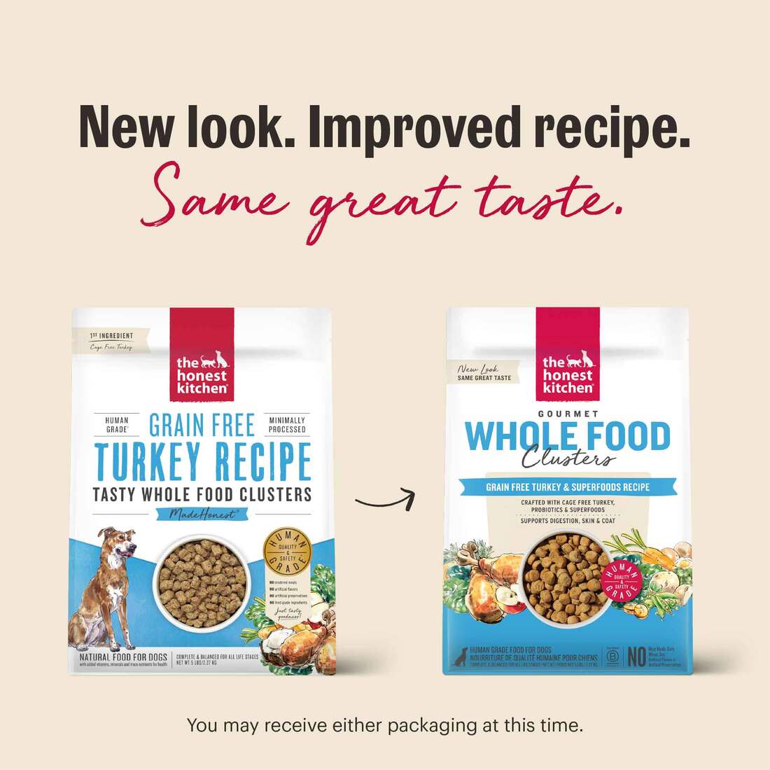 The Honest Kitchen Gourmet Whole Food Clusters Grain Free Turkey