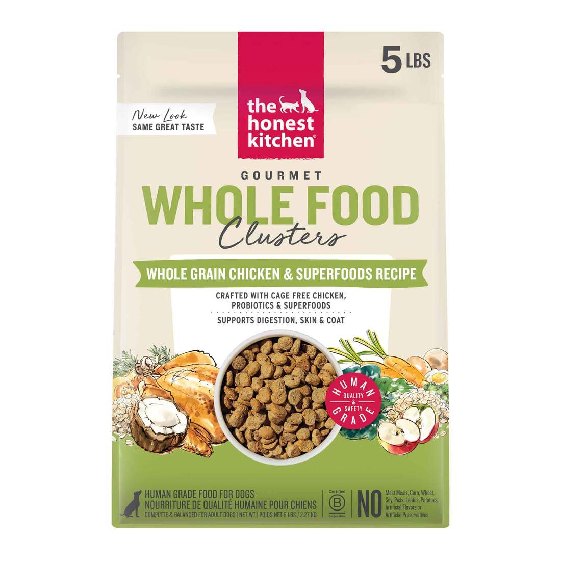 Dog Food Dry Food The Honest Kitchen Whole Food Clusters Whole Grain ...