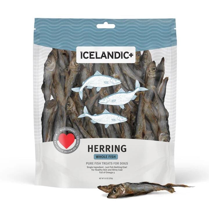 Icelandic Dog Treat Capelin Whole Fish, 1.5 Ounces