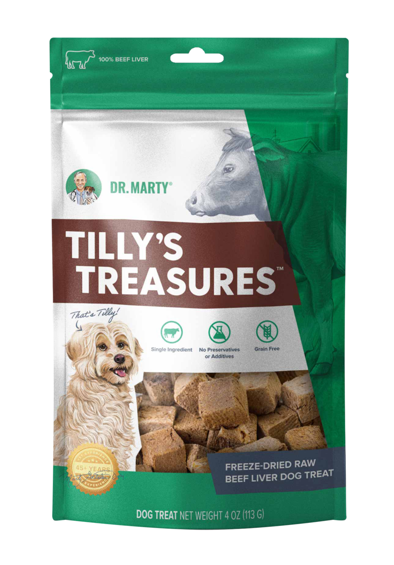Dr Marty Tilly's Treasures Freeze Dried Raw Dog Treat, Beef Liver