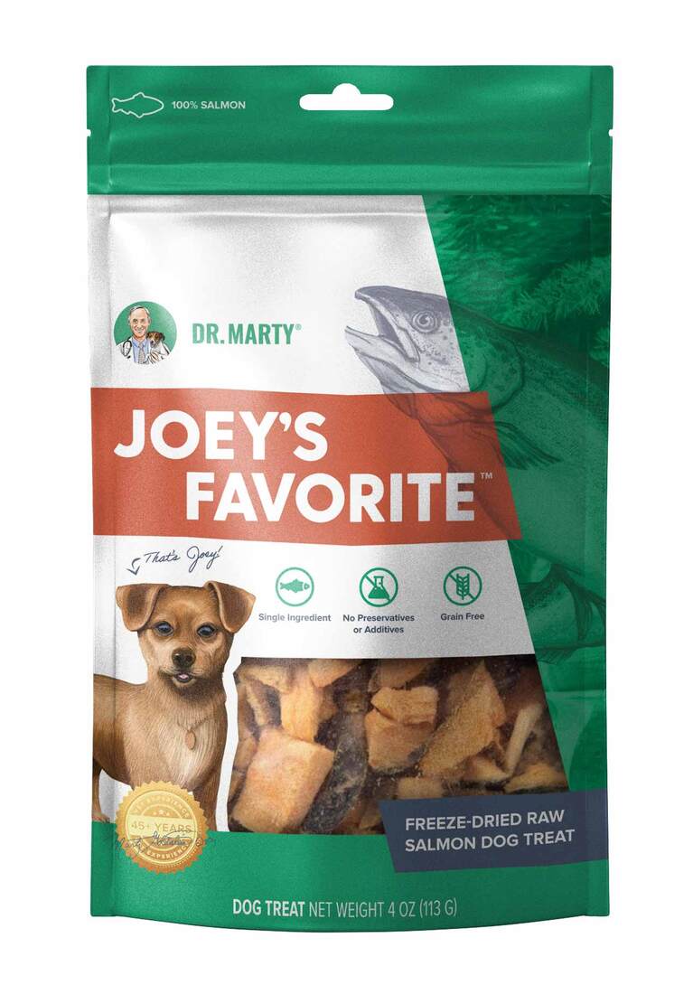 Dr Marty Joey's Favorite Freeze Dried Raw Dog Treat, Salmon