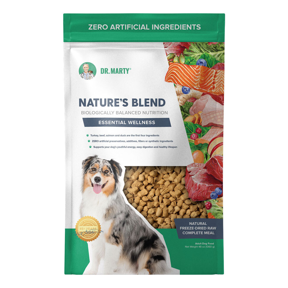 Dr. Marty Nature's Blend Premium Freeze-Dried Dog Food, 48 Ounces