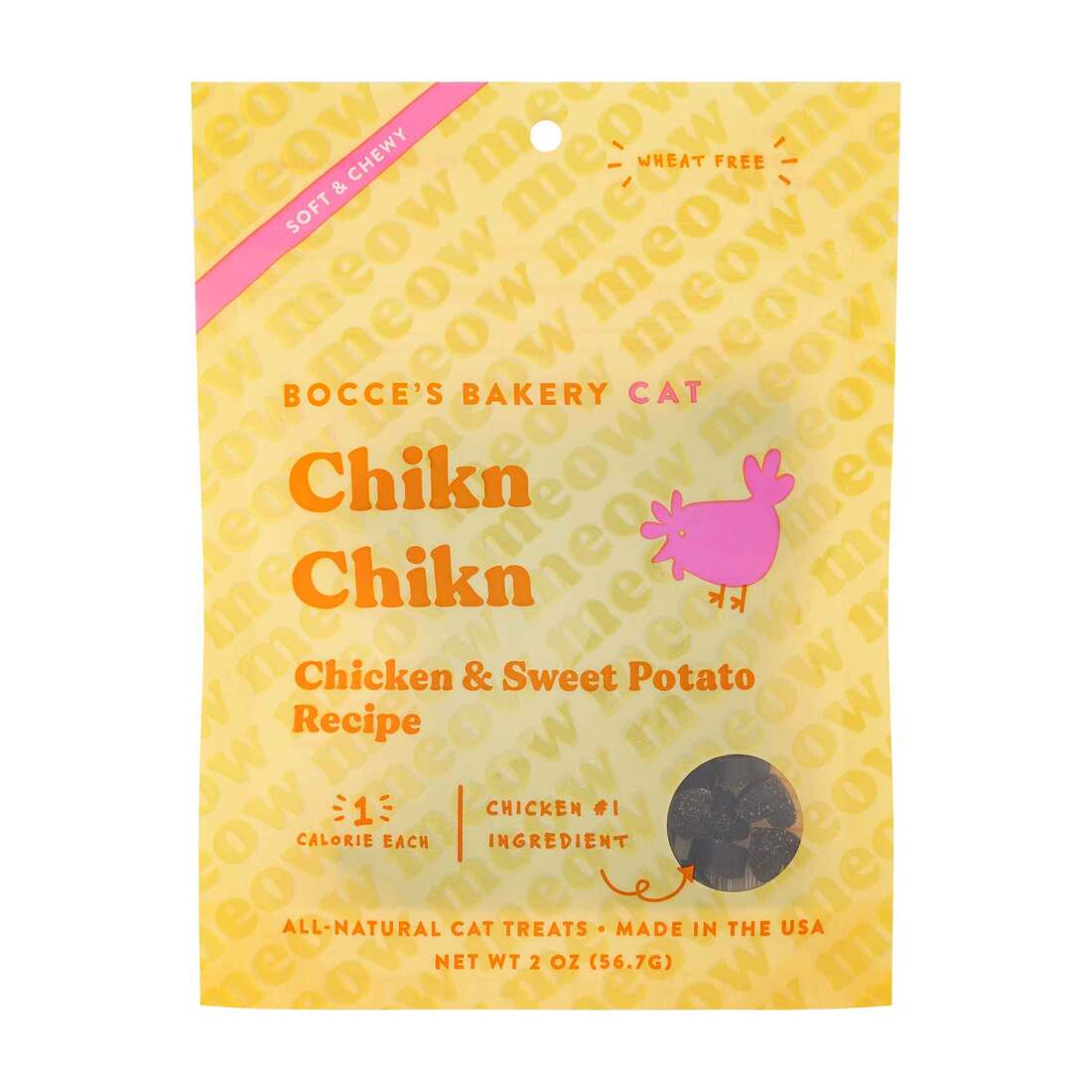 Bocces Bakery Cat Treat, Chikn Chikn, 2 Ounces