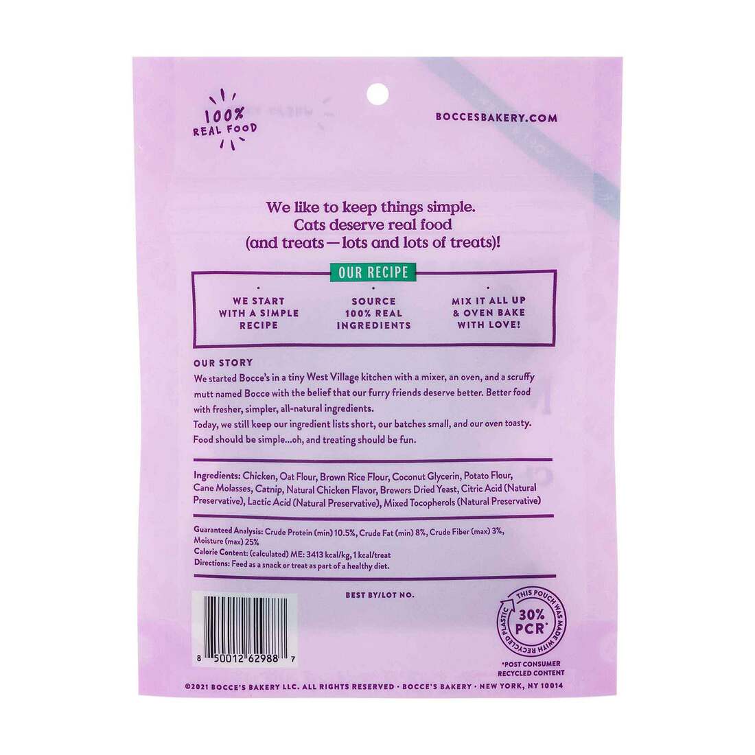 Bocces Bakery Cat Treat, Catnip Munch, 2 Ounces