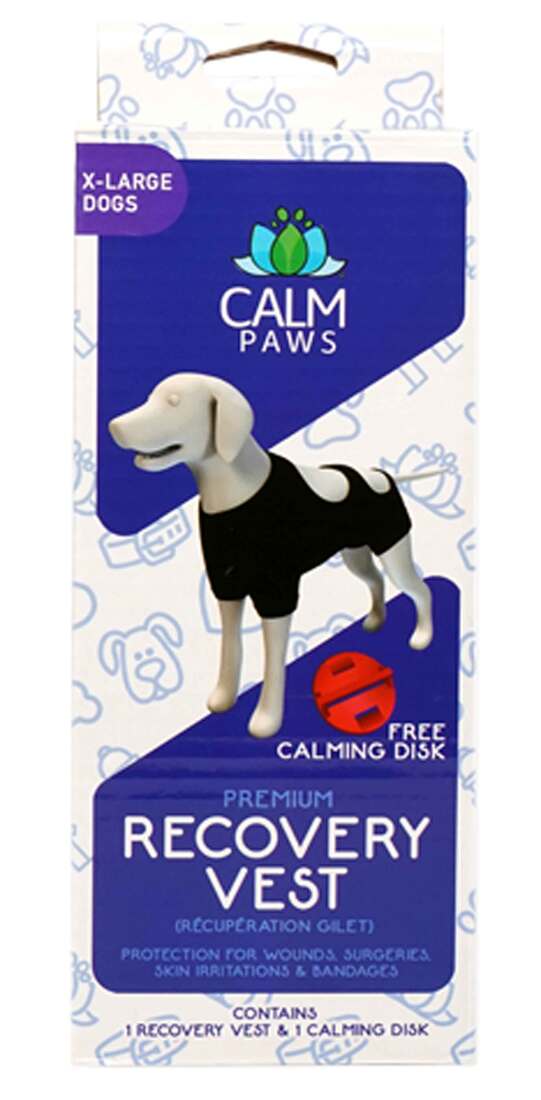 Calm Paws Calming Recovery Vest With Disc, Extra Large