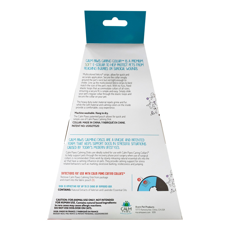 Calm Paws Dog Caring Collar With Calming, Medium