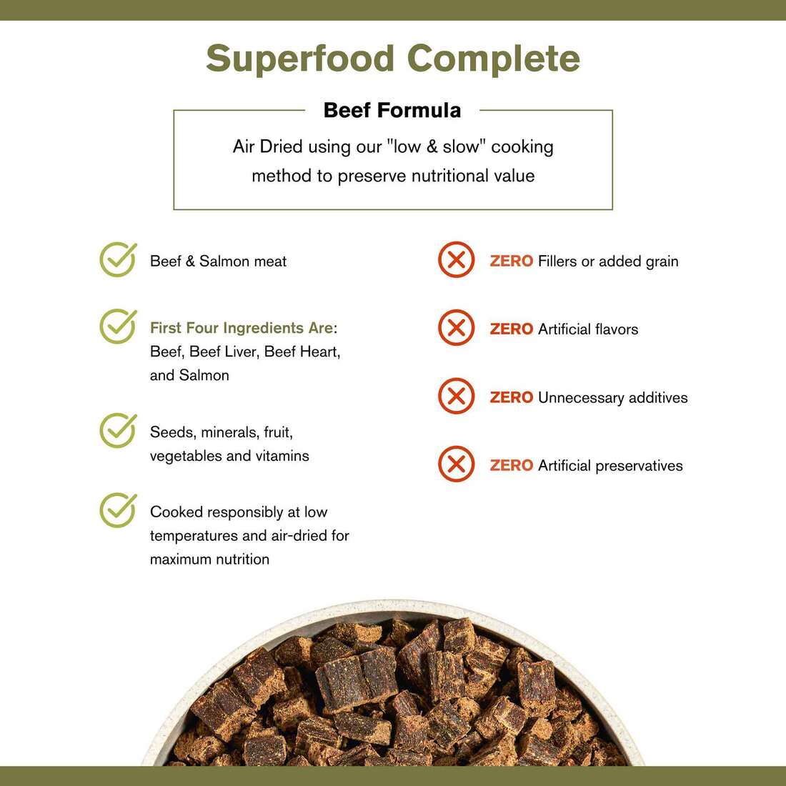 Badlands Ranch Superfood Complete Beef Dog Food, 11.5 Ounces | Pet