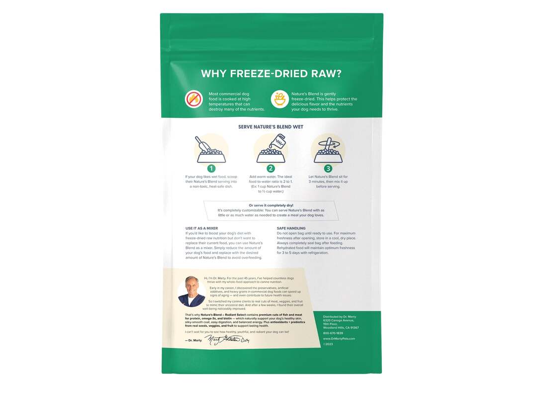 Dr Marty Nature's Blend Radiant Select Freeze Dried Dog Food, 48 Ounces