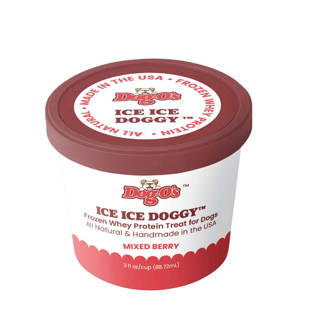 Dog-os Frozen Ice Ice Doggy Dog Treat, Mixed Berry - Not Available For Delivery