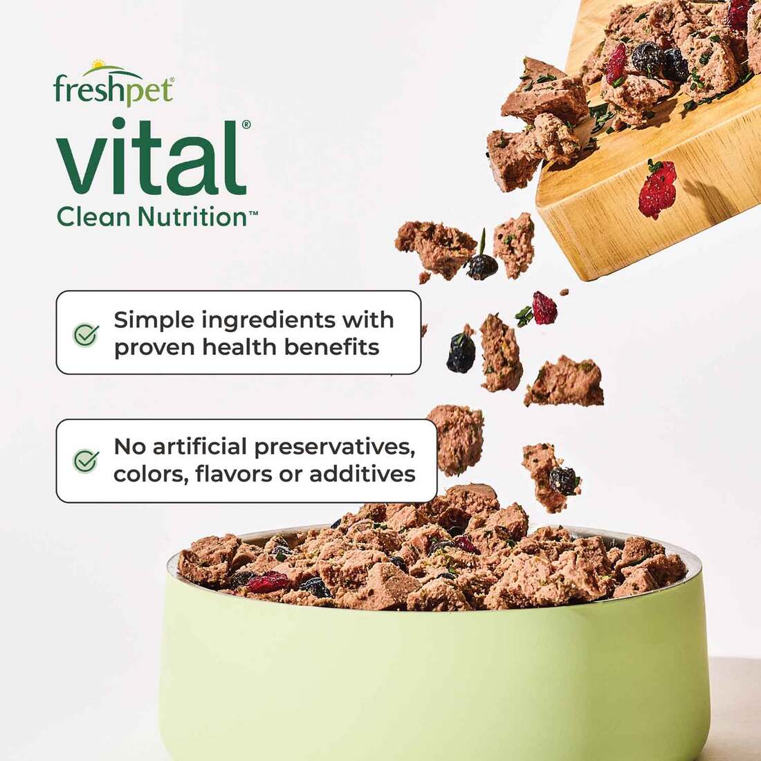Freshpet Vital, Fresh Dog Food, Grain Free Wild Alaskan Pollock ...