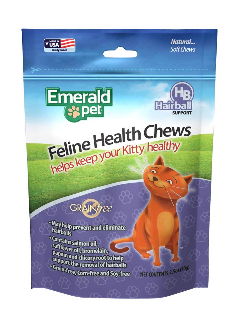 Emerald Pet Feline Hairball Chew
