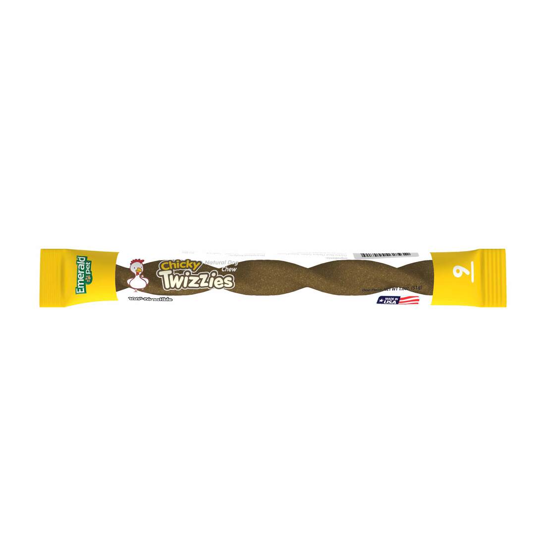 Emerald Pet Chicky Twizzies, 9 Inches, 1 Each