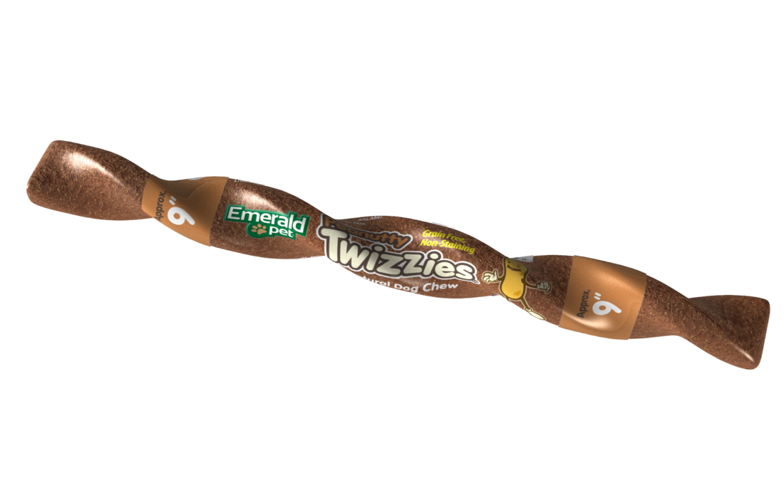 Emerald Pet Peanutty Twizzies, 9 Inches, 1 Each
