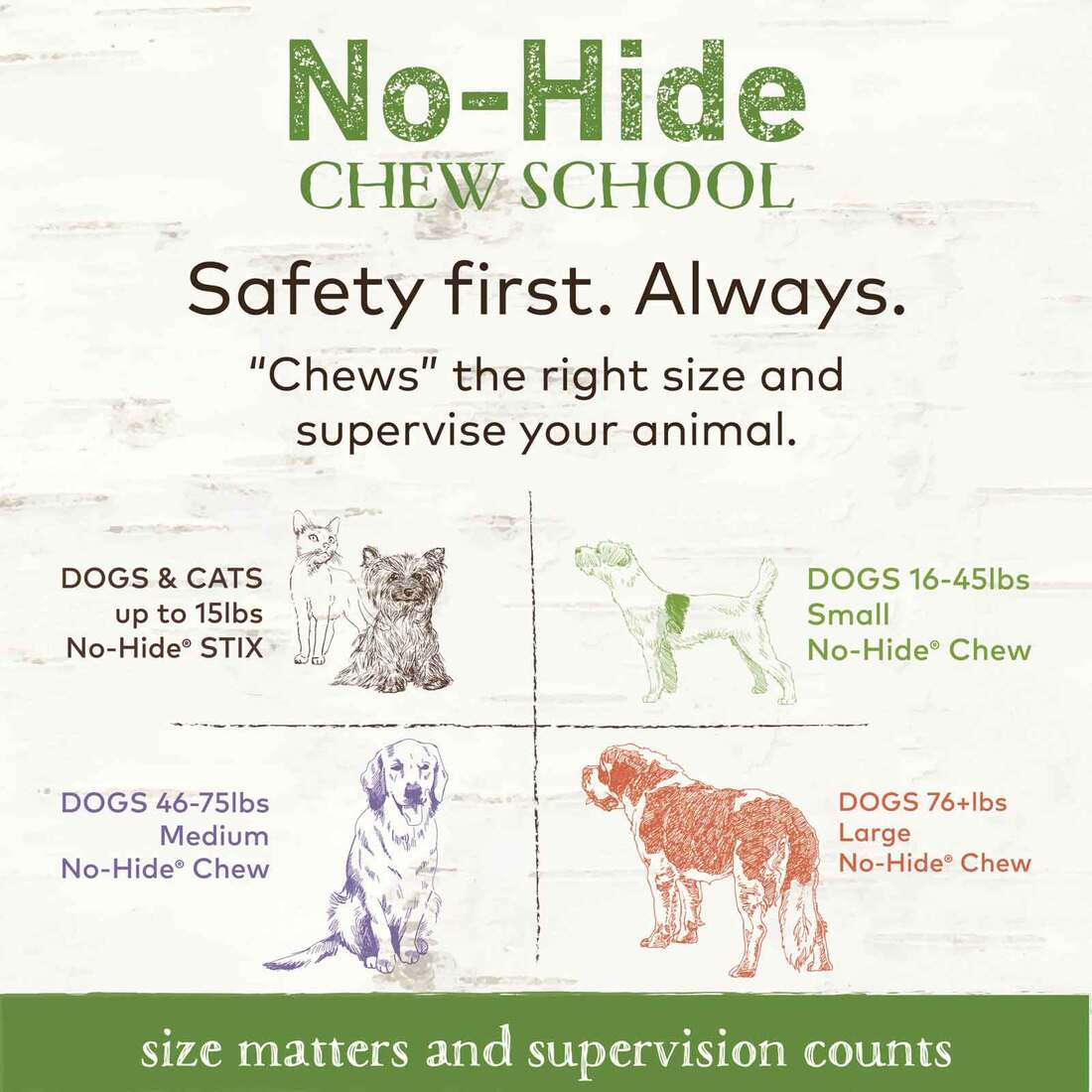Earth Animal No-Hide Humanely-Raised Pork Small Natural Rawhide Alternative Dog Chew, 1 Count