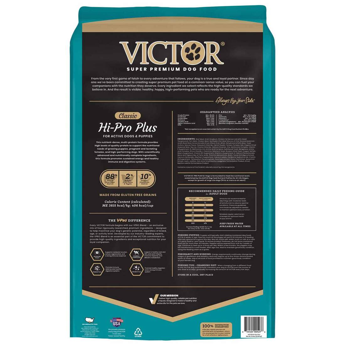 VICTOR® Classic - Hi-Pro Plus, Dry Dog Food, 50 Pounds