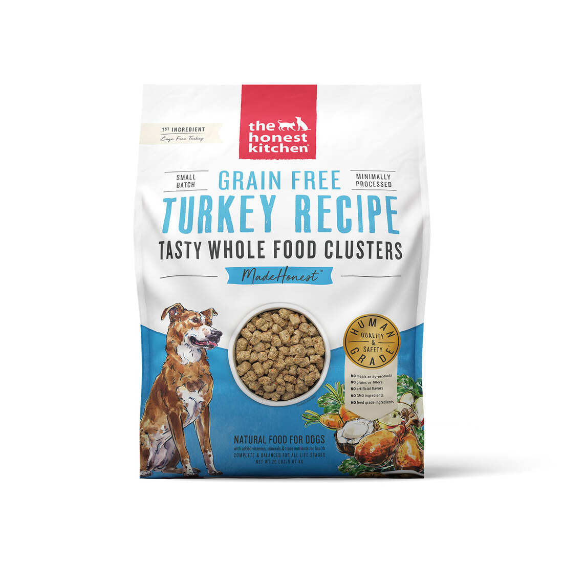 The Honest Kitchen Grain Free Turkey Whole Food Clusters, 20 Pound Bag