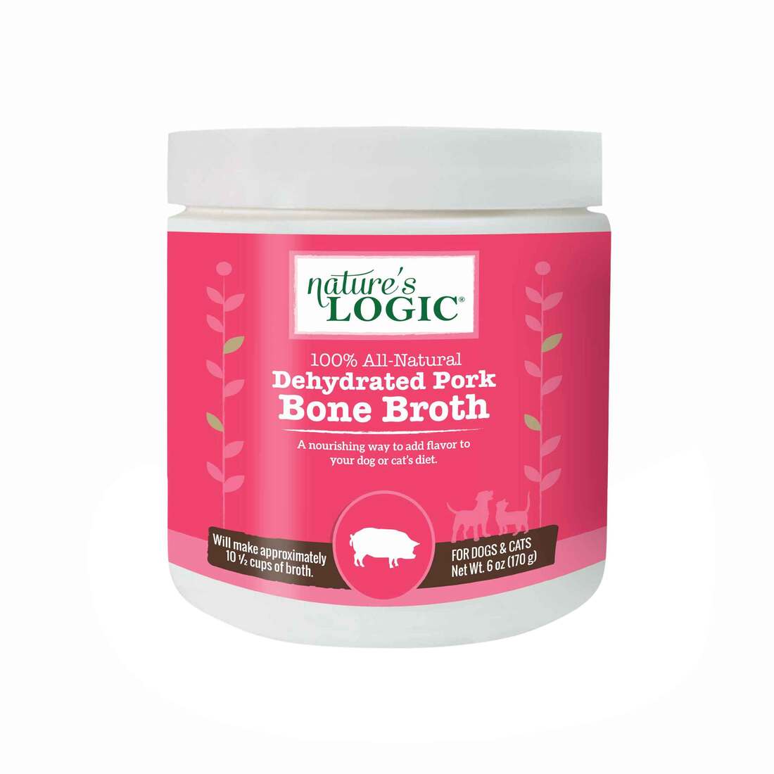 Nature's Logic Pork Broth Dog/Cat Food, 6 Ounces