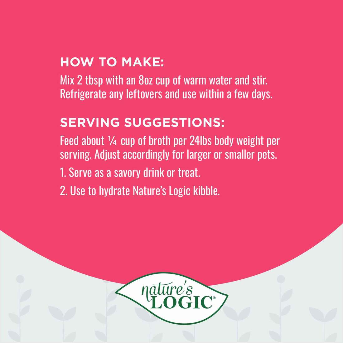 Nature's Logic Pork Broth Dog/Cat Food, 6 Ounces