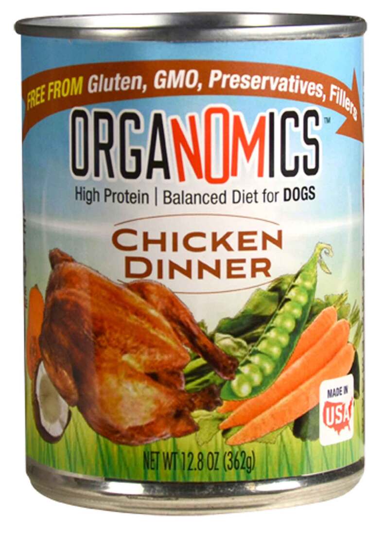 Dog Food Wet Food Evangers OrgaNOMics Chicken Dinner for Dogs
