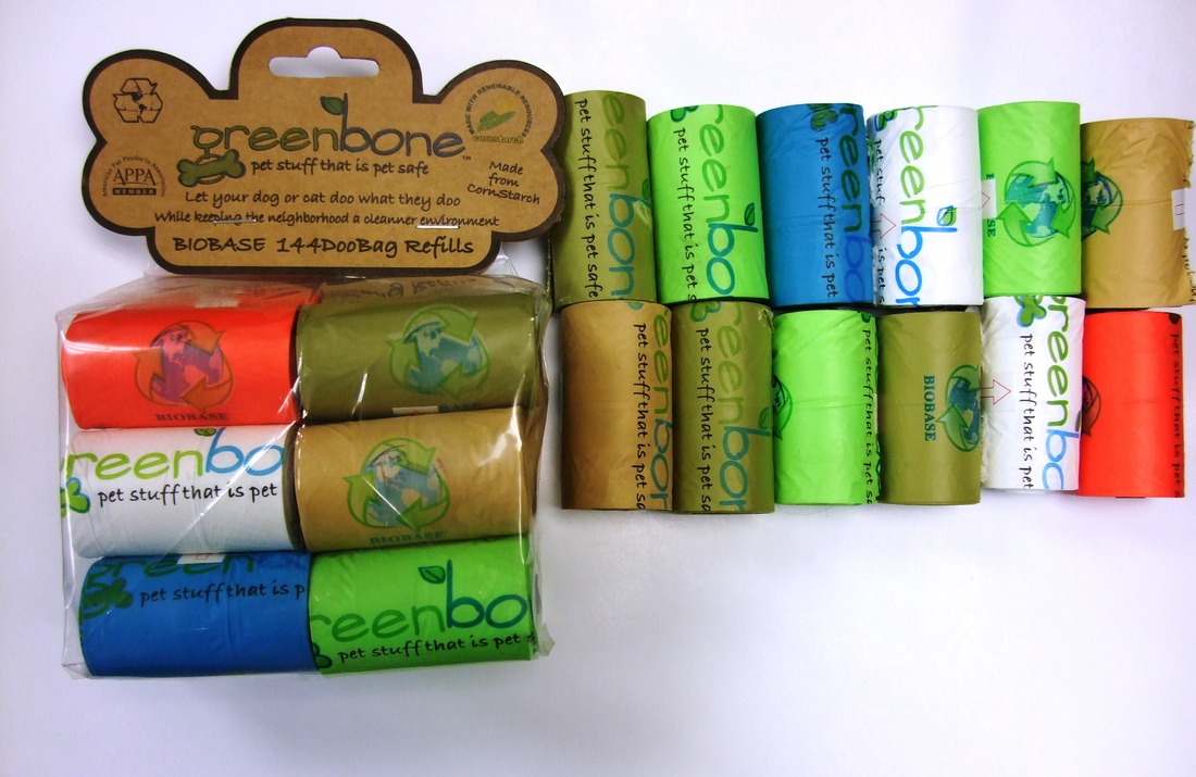 Greenbone Bio-Refill Rolls Waste Bags, 12 Pack
