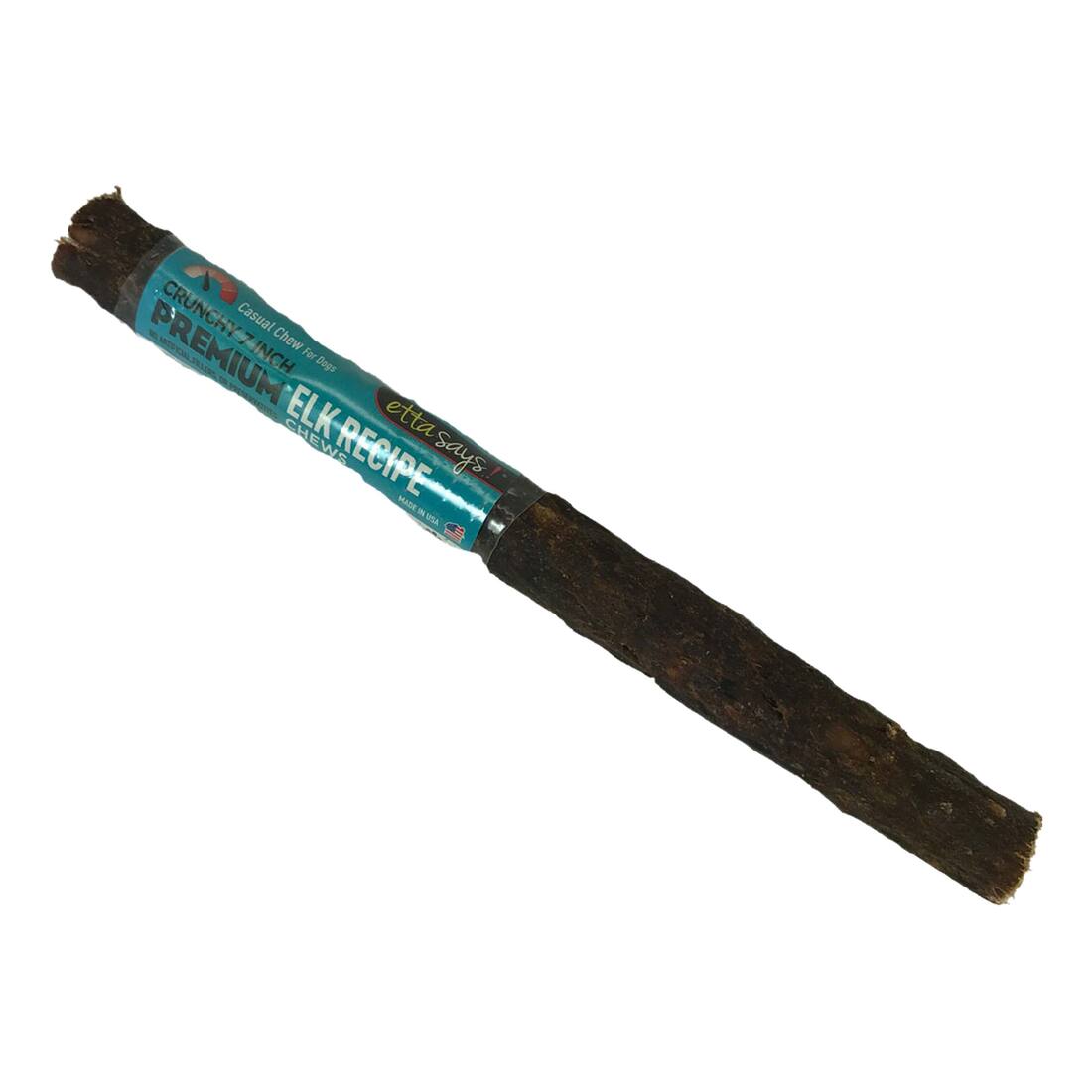 Etta Says Crunchy Premium Elk Dog Treat, 7 inches