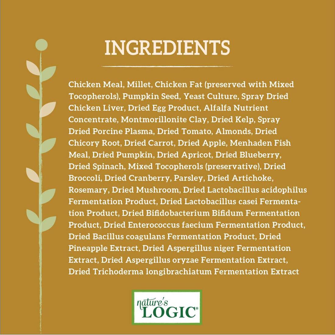 Natures Logic Dog Food Chicken Feast Dry Dog Food, 4.4 Pounds
