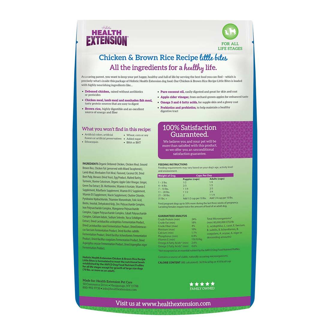 Health Extension Little Bites Dry Dog Food, 18 Pounds