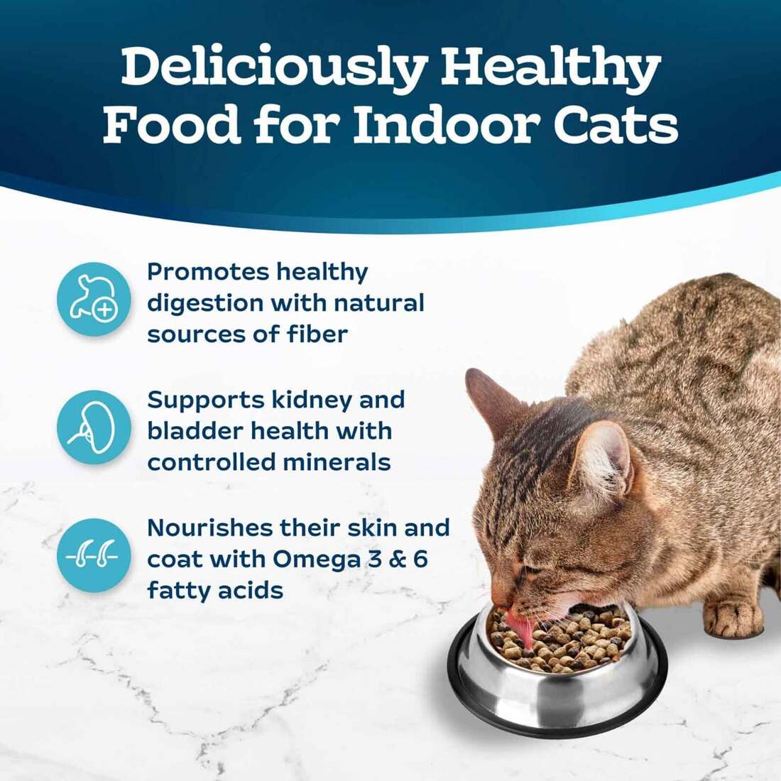 Blue Buffalo Tastefuls Adult Dry Cat Food Indoor Cat Formula, Salmon Recipe, 7 Pounds