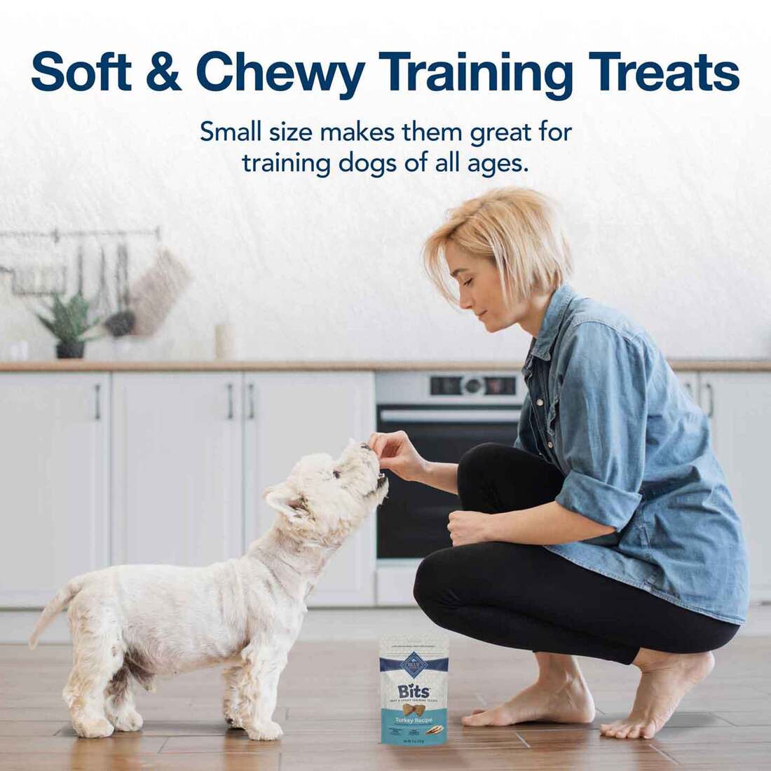 Blue Buffalo BLUE Training Bits Turkey Dog Treats, 4 Ounces