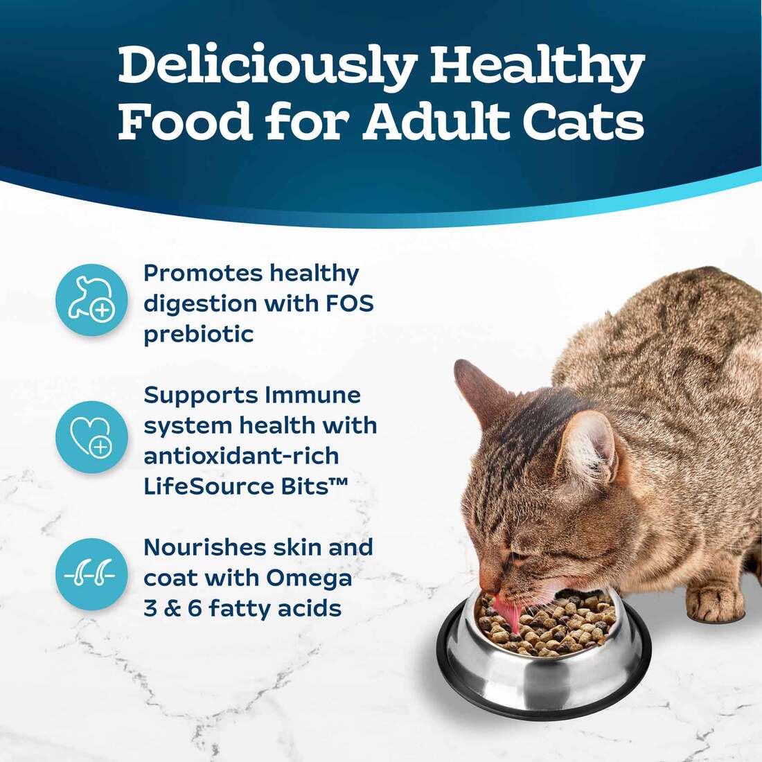 Blue Buffalo Tastefuls Sensitive Stomach Natural Adult Dry Cat Food, Chicken, 15 Pounds