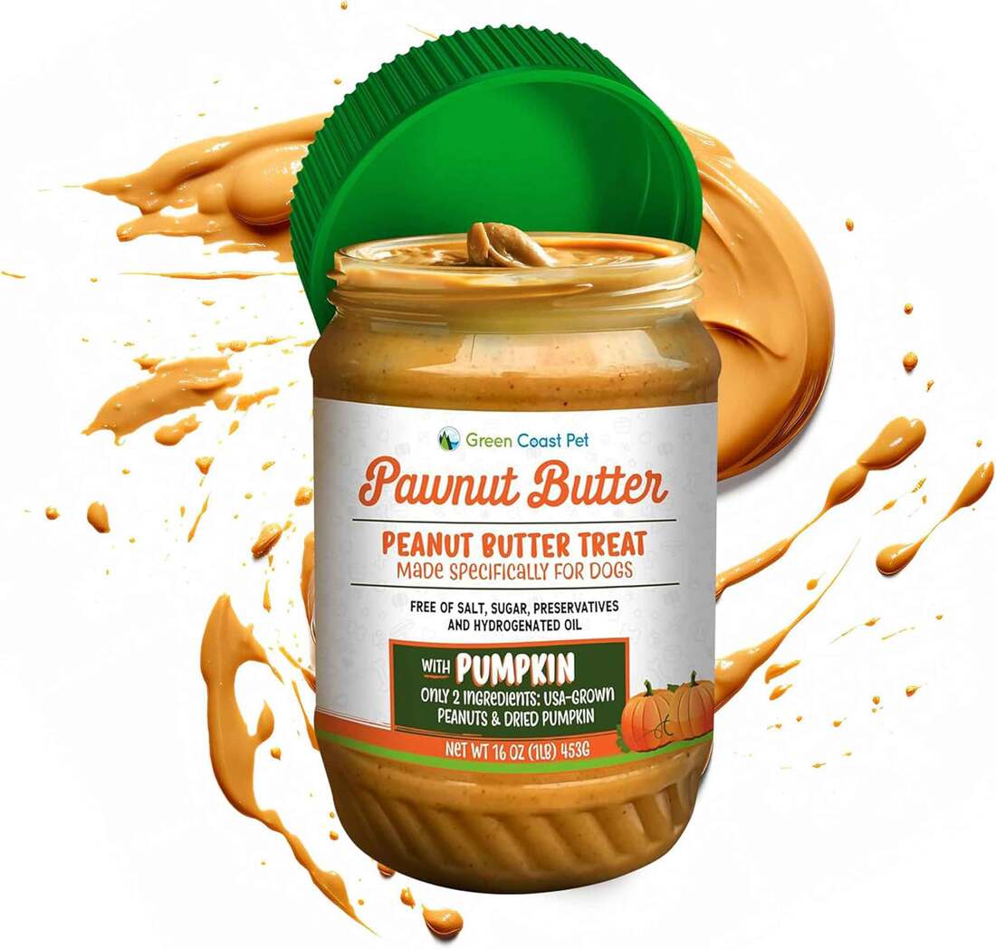 Green Coast Pawnut Butter with Pumpkin Dog Treat, 16 Ounces