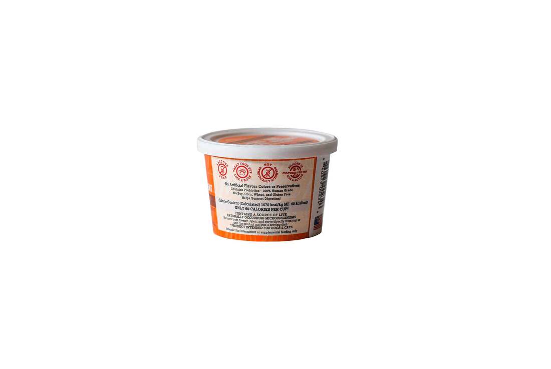 Boss Dog Froyo Pumpkin and Cinnamon Frozen Dog Food, 3.5 Ounces