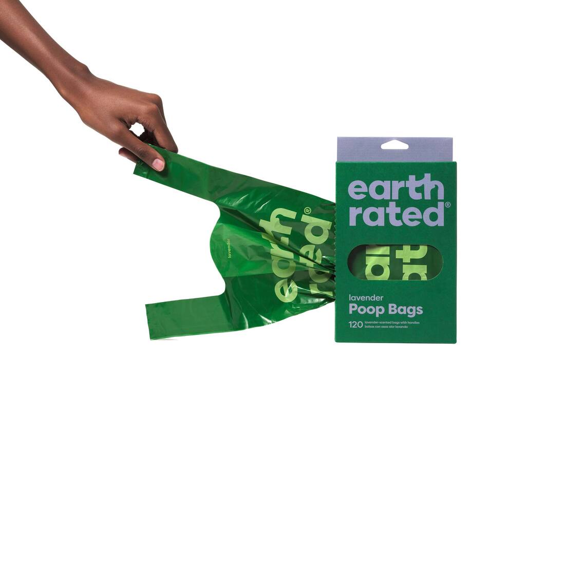 Earth Rated Lavender-Scented Easy-Tie Handle Bags, 120 Count