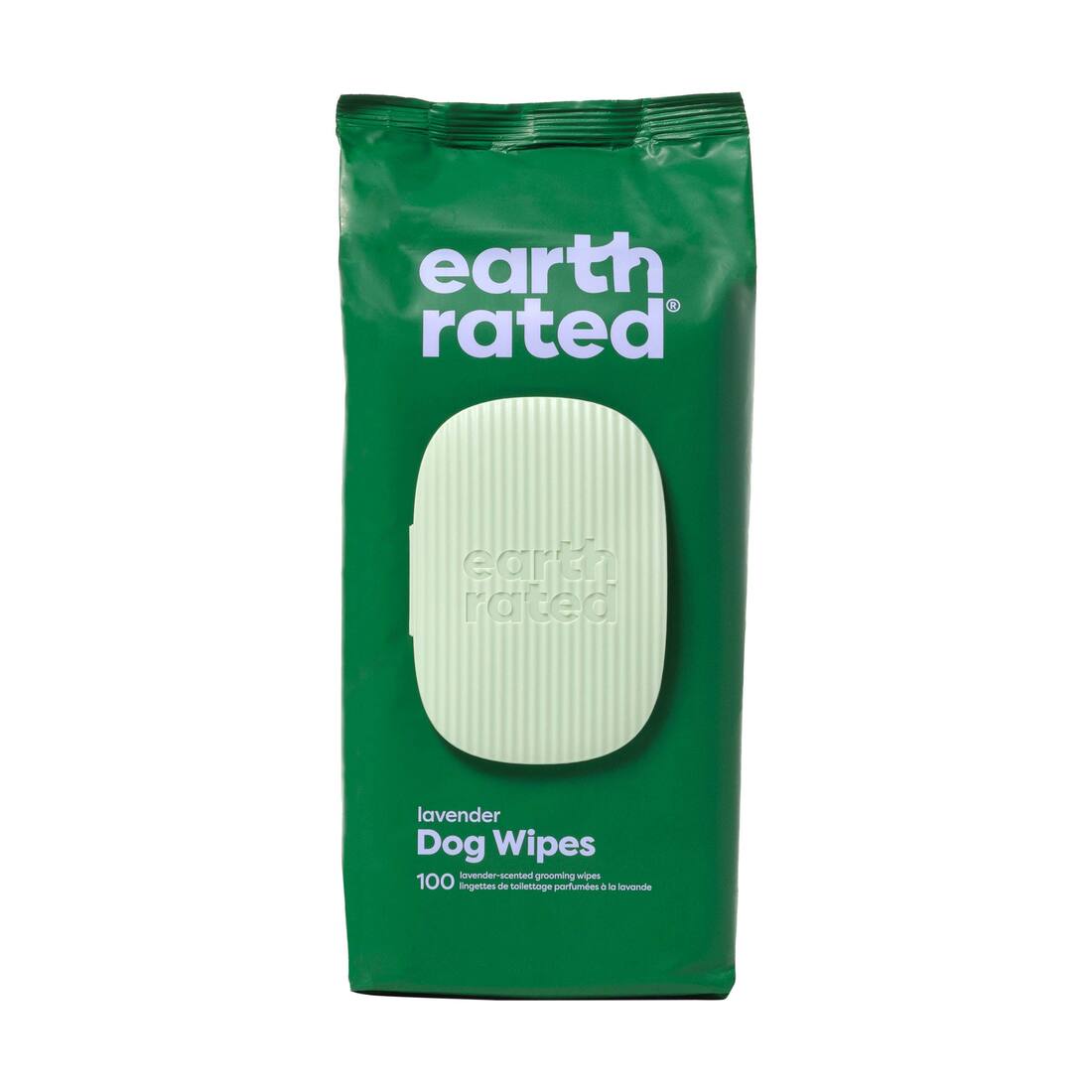 Earth Rated Lavender Dog Grooming Wipes, 100 Count
