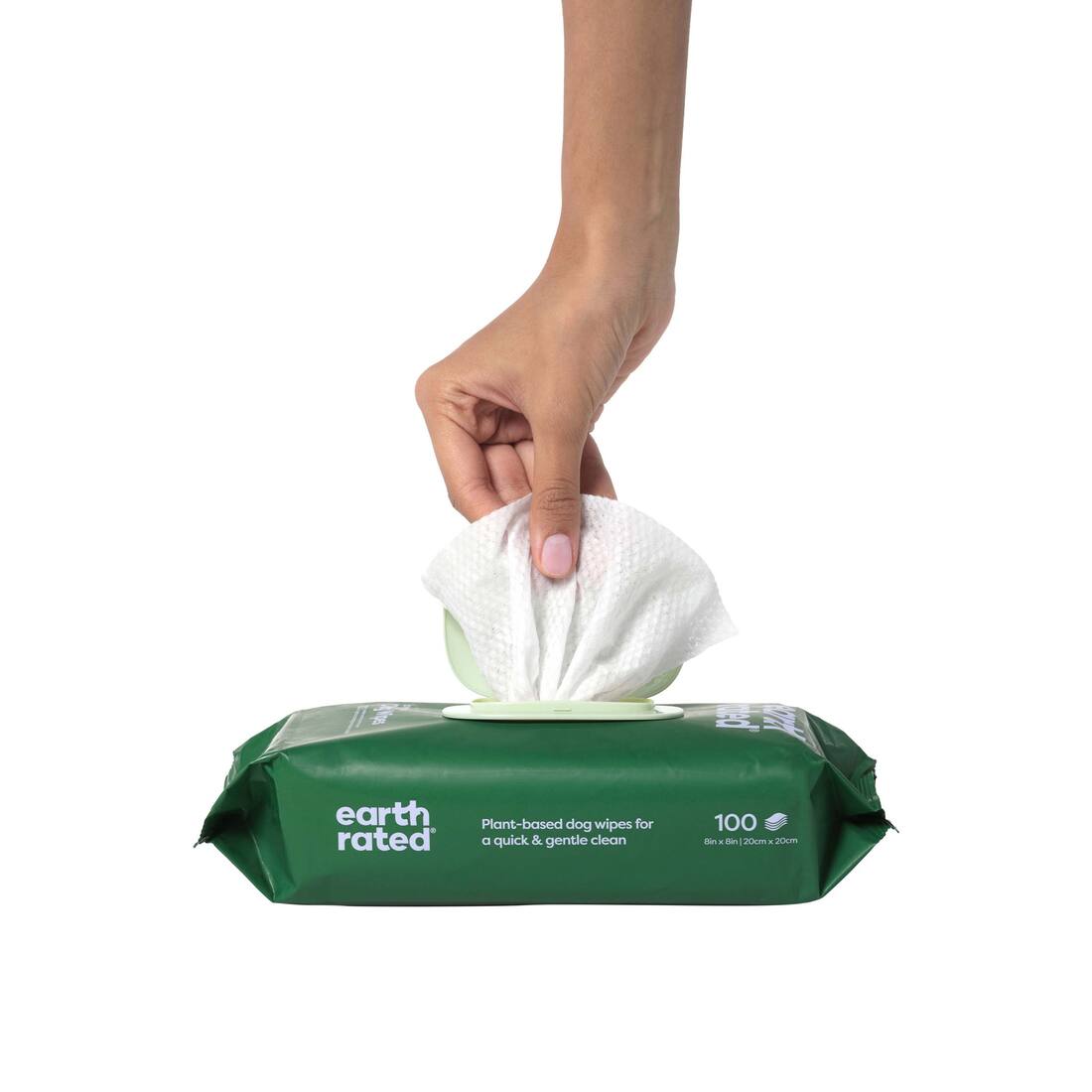 Earth Rated Lavender Dog Grooming Wipes, 100 Count