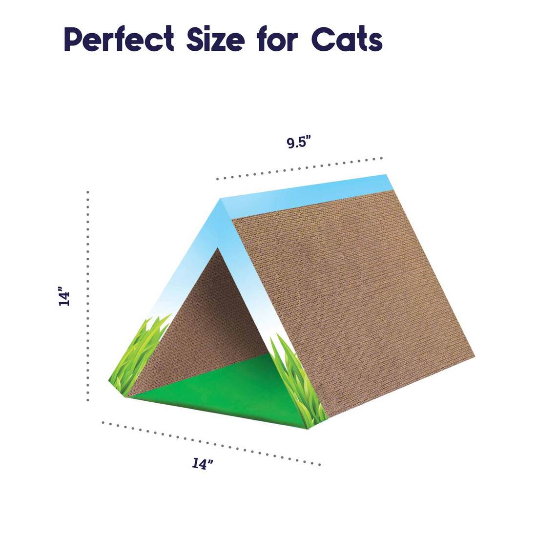 Catstages Fold Away Tunnel, Multi, One Size